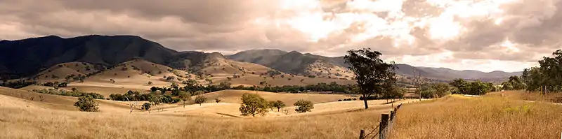 View from Connors Hill in Shire of East Gippsland, Victoria, Australia - show another panorama