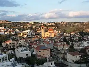 Traditional center of Agios Tychonas