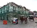 Calle Crisologo, Vigan, Ilocos Sur damaged by an earthquake