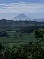 Volcan de Agua as seen from Tecpan, Guatemala (80&nbsp;km (50&nbsp;mi) away)