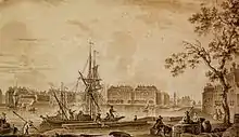 View of the port of Nantes