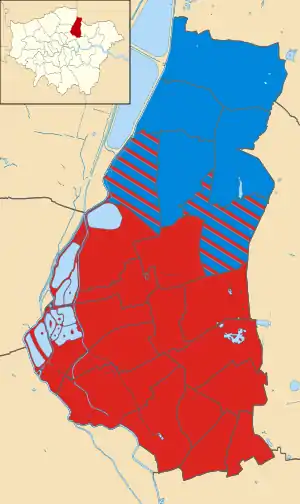 Waltham Forest 2014 results map