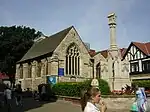 War Memorial and St.Benedict's church, High Street, Lincoln
