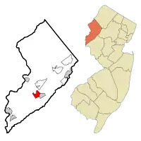 Map of Brass Castle CDP in Warren County