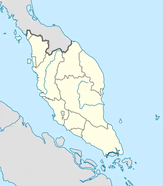 Shah Alam is located in Peninsular Malaysia