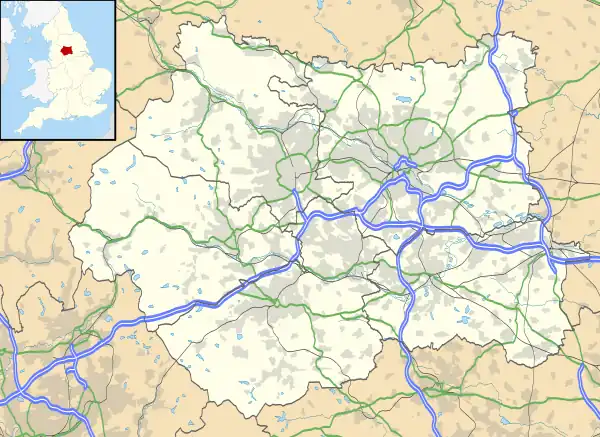 Garforth is located in West Yorkshire