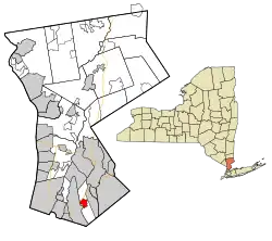 Location of Larchmont, New York
