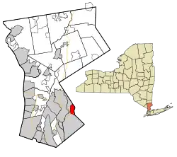 Location in Westchester County, New York