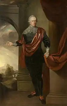 A smaller copy of Bell's 1774 portrait