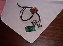 Image 12Wood Badge neckerchief, set of three beads (training staff), and woggle (from Wood Badge)