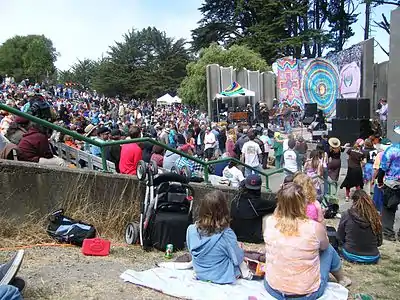 Jerry Garcia Amphitheatre hosting Jerry Day 2008 (3 Aug 2008).