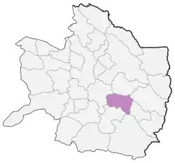 Location of Zaveh County in&nbsp;Razavi&nbsp;Khorasan&nbsp;province