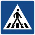 Sign 350-20Pedestrian crossing