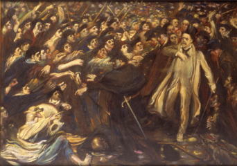 Zola Insulted (1898), oil on canvas, 81 x 109,5&nbsp;cm., private collection