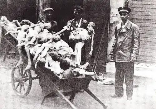 Image 2Emaciated corpses of children in Warsaw Ghetto.