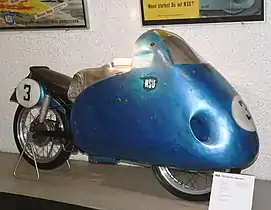 NSU Rennfox G.P. 125&nbsp;cc (7.6&nbsp;cu&nbsp;in) O.H.C. TWIN (1954)