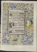 Leaf from a Book of Hours; c. 1460; ink, tempera and gold on vellum; leaf: 19.7 x 14.3&nbsp;cm; Cleveland Museum of Art