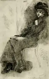 Celle qui fait 'Celle qui lit Musset' (1879) heliogravure (24.61 x 15.24&nbsp;cm) Los Angeles County Museum of Art